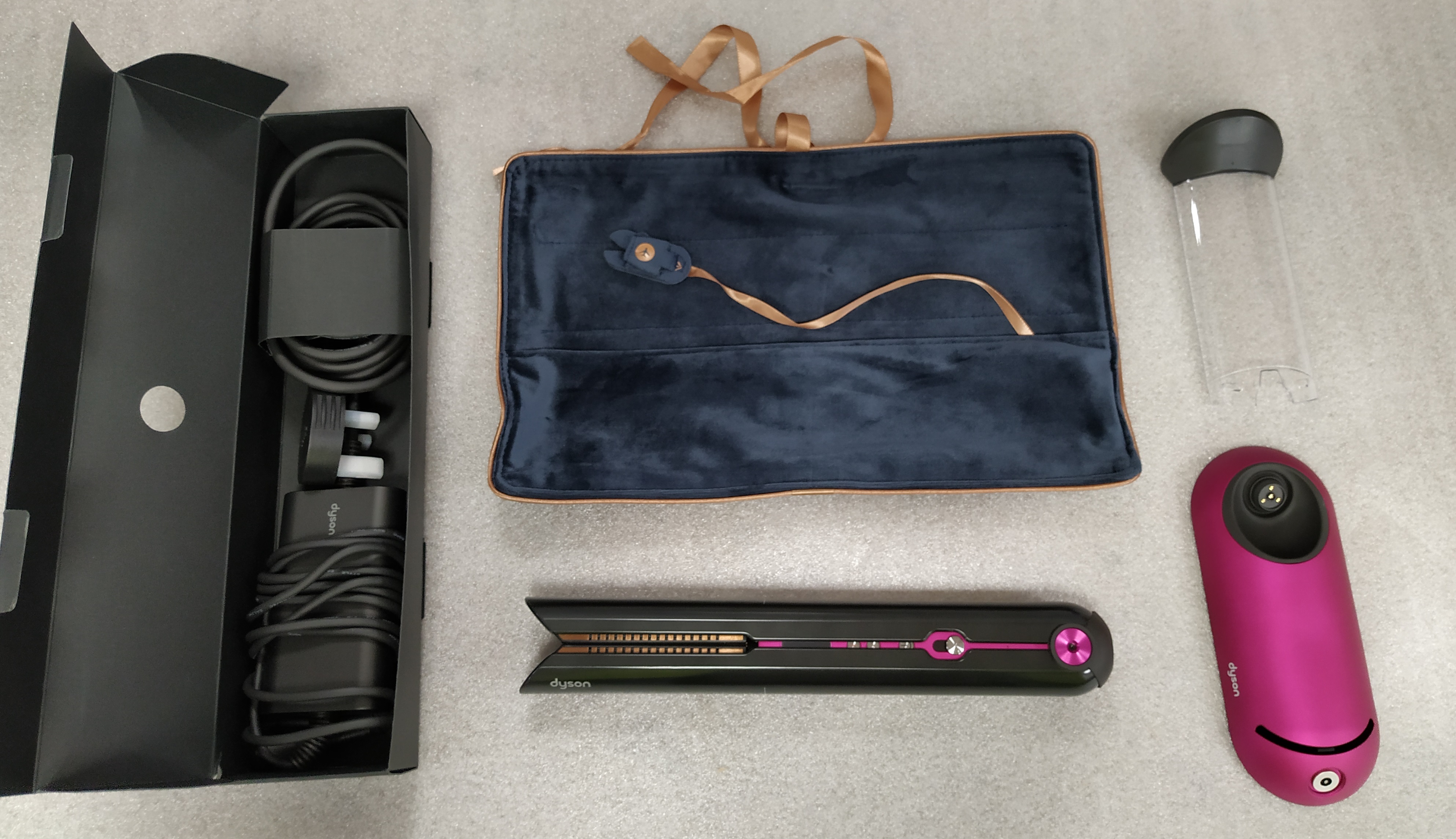 Dyson Corrale Cordless Hair Straightener Black Nickel And Fuchsia B Ebay